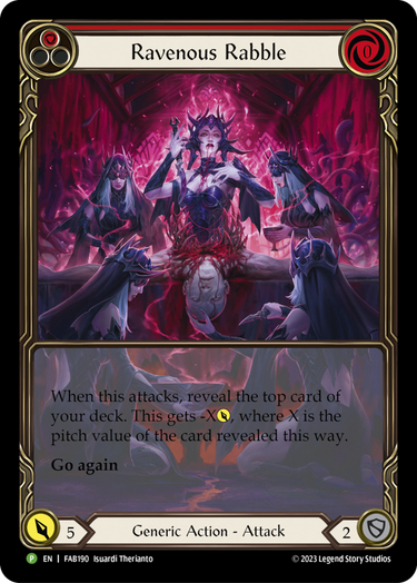 Ravenous Rabble (Red) (Promo)